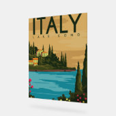 イタリアレイクコモ アクリルサイン (傾斜)