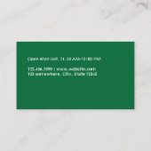 イタリアレストランピザロイヤリティパンチ ロイヤリティカード (裏面)