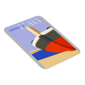 イタリアレトロヴィンテージイタリアンビーチ旅行ポスター マグネット (右側)