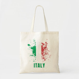 イタリアレトロヴィンテージ水の色スポーツイタリアン国旗 トートバッグ