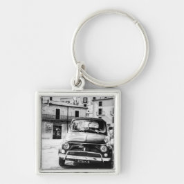 イタリアレトロ旅行ギフトのフィアット500 キーホルダー