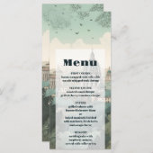 イタリアローマデスティネーションウェディング メニュー (正面/裏面)