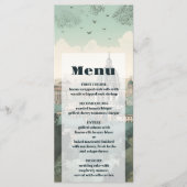 イタリアローマデスティネーションウェディング メニュー (正面)