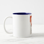 イタリアローマバケーションチケット ツートーンマグカップ (左)