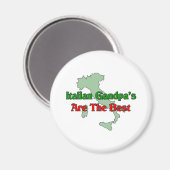 イタリアンおじいちゃん最高のが マグネット (正面/裏面)