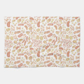 イタリアンかわいこちゃんかわいいパスタパタイタリアンーパターン キッチンタオル (横)