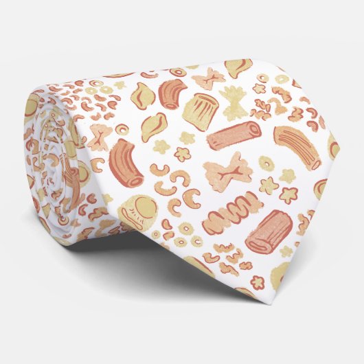 イタリアンかわいこちゃんかわいいパスタパタイタリアンーパターン ネクタイ (ロール)