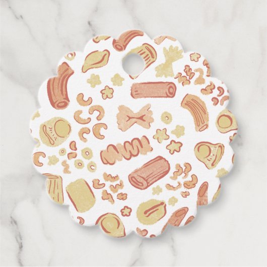 イタリアンかわいこちゃんかわいいパスタパタイタリアンーパターン フェイバータグ (正面)