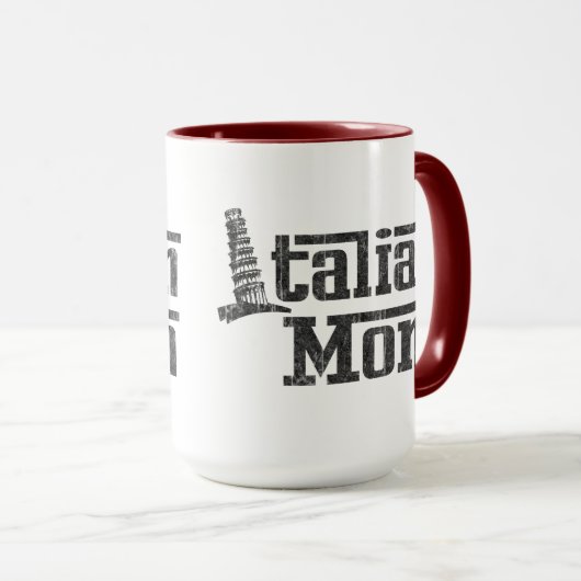 イタリアンなお母さんのコーヒー・マグ マグカップ (正面右)