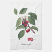 イタリアンなさくらんぼの台所タオル キッチンタオル (縦)