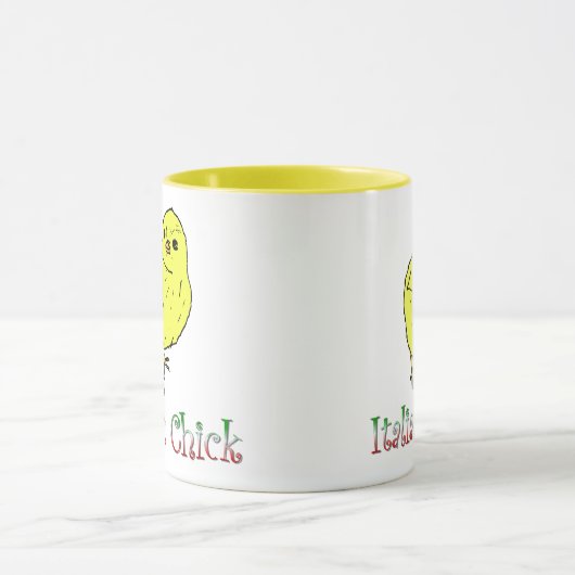 イタリアンなひよこのコーヒー・マグ マグカップ (中央)