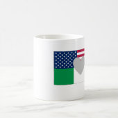 イタリアンなアメリカのマグ コーヒーマグカップ (中央)