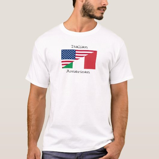 イタリアンなアメリカのワイシャツ Tシャツ (正面)