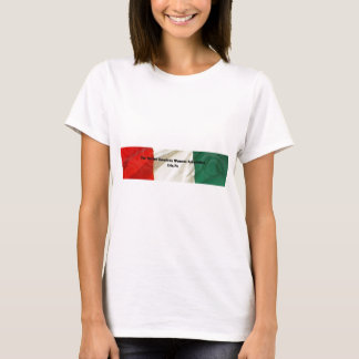 イタリアンなアメリカの女性の連合 Tシャツ