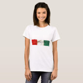 イタリアンなアメリカの女性の連合 Tシャツ (正面フル)