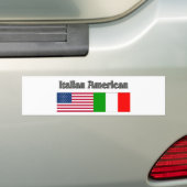 イタリアンなアメリカ人 バンパーステッカー (車上)