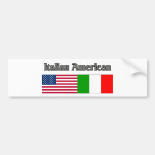 イタリアンなアメリカ人 バンパーステッカー