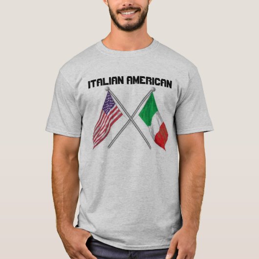 イタリアンなアメリカ人 Tシャツ (正面)
