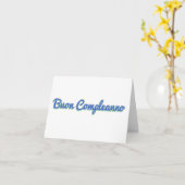 イタリアンなカードのそれを言って下さい カード (黄色い花)