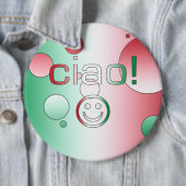 イタリアンなギフト: こんにちは/Ciao顔 缶バッジ (インサイチュ)