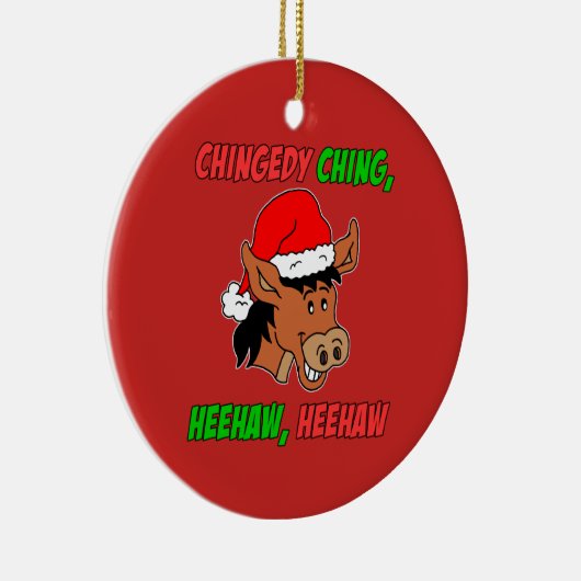 イタリアンなクリスマスのろば セラミックオーナメント (右)