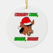 イタリアンなクリスマスのろば セラミックオーナメント (正面)