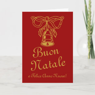 イタリアンなクリスマスの挨拶状 Buon Natale シーズンカード