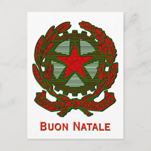 イタリアンなクリスマスの挨拶 シーズンポストカード
