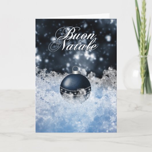 イタリアンなクリスマスカード- Buon Natale eフェリスAnno シーズンカード (正面)