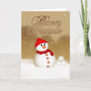 イタリアンなクリスマスカード- Buon Natale eフェリスAnno シーズンカード