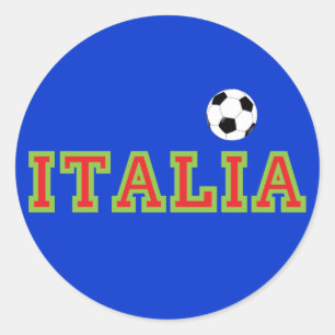 イタリアンなサッカー ラウンドシール