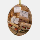 イタリアンなサラミ セラミックオーナメント (右)