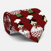 イタリアンなシェフのタイ ネクタイ (ロール)