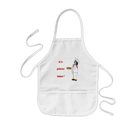 イタリアンなシェフ 子供用エプロン (正面)