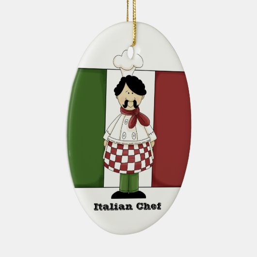 イタリアンなシェフ#2の台所オーナメント セラミックオーナメント (右)