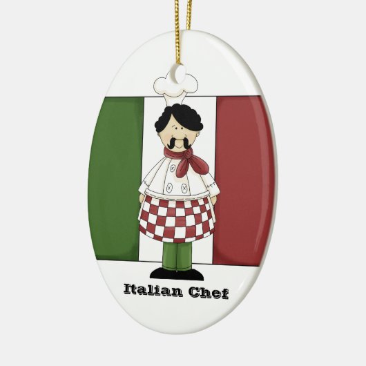 イタリアンなシェフ#2の台所オーナメント セラミックオーナメント (左)