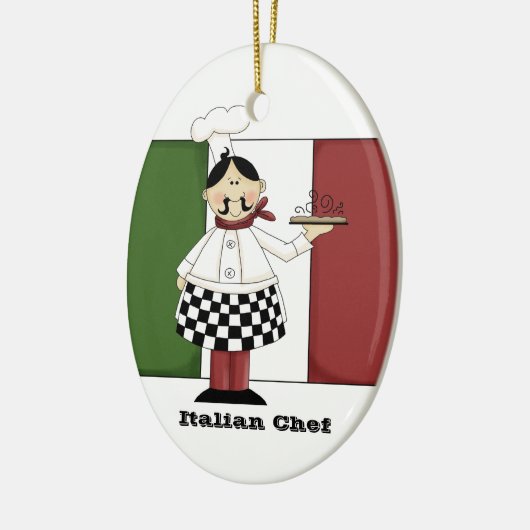 イタリアンなシェフ#7の台所オーナメント セラミックオーナメント (左)
