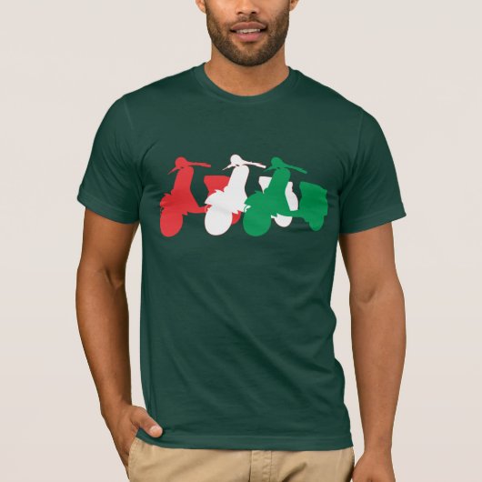 イタリアンなスクーター Tシャツ (正面)