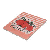イタリアンなトマトのタイルTrivet タイル (側面)
