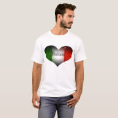 イタリアンなハートのコピー、Italiana Tシャツ (正面フル)