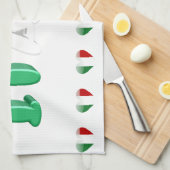 イタリアンなハート キッチンタオル (四つ折り)