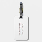 イタリアンなパスタの女の子 ラゲッジタグ (裏面縦)