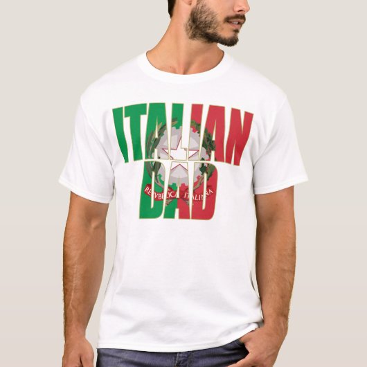 イタリアンなパパ Tシャツ (正面)