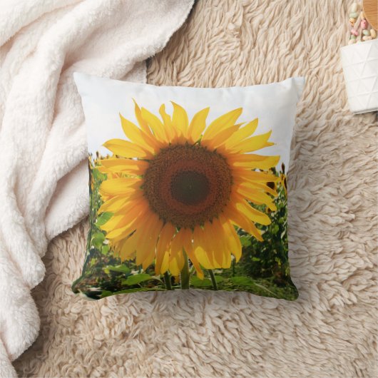イタリアンなヒマワリ クッション (ブランケット)