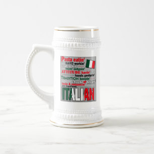 イタリアンなビールのジョッキ ビールジョッキ