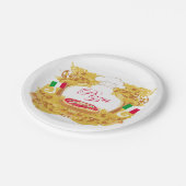 イタリアンなピザ紙皿 ペーパープレート (アングル)