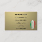 イタリアンなピッツェリア 名刺 (裏面)