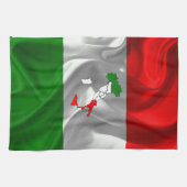 イタリアンなブーツ キッチンタオル (横)