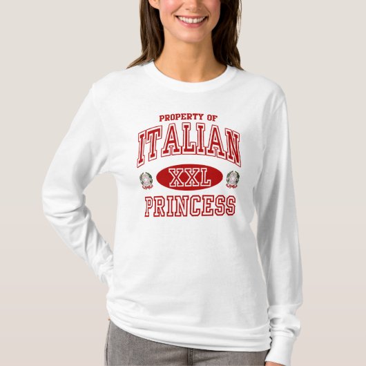 イタリアンなプリンセス Tシャツ (正面)