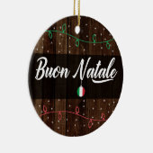 イタリアンなメリークリスマス、Buon Natale セラミックオーナメント (右)